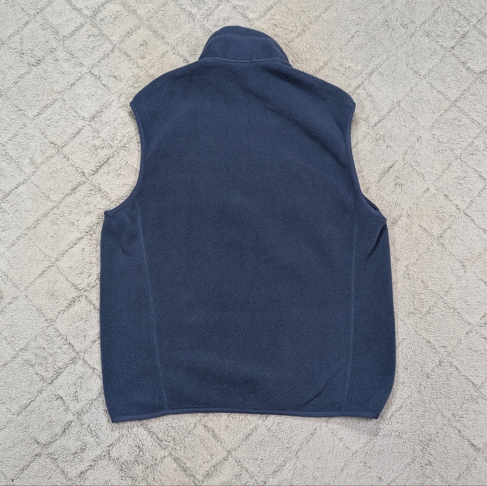 Patagonia Vest Jacket Mens M Blue Synchilla Fleece Full Zip Outdoor Casual - Picture 8 of 8